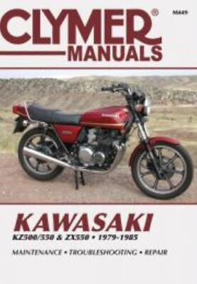 #ad Kawasaki KZ500 KZ550 ZX550 1979 1985 Clymer Workshop Manual Service Repair $67.75