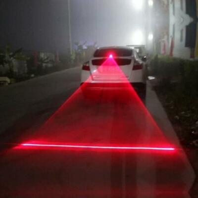 #ad Car Auto LED Laser Fog Light Motorcycle Tail Lamp Vehicle Anti collision Taillig $5.49