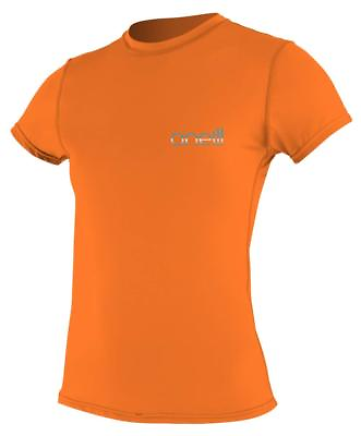 #ad O#x27;Neill Wetsuits UV Sun Protection Women#x27;s Tech 24 7 Short Sleeve Crew Papaya $29.99