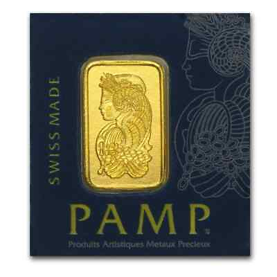 #ad 1 gram Gold Bar PAMP Suisse Multigram25 In Assay $115.45