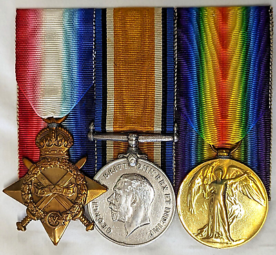 #ad WW1 Australian Navy medals L.V. Johnston Papua New Guinea HMAS Fantome 1914 15 AU $750.00