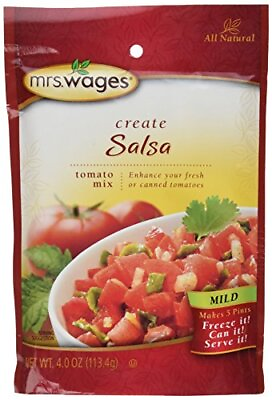 #ad #ad Mrs Wages Mild Salsa Mix 6 packages 4oz each $19.70
