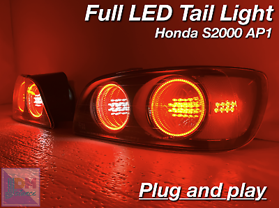 #ad JDM Honda S2000 AP1 Early 99 05 Full LED tail light Original design OEM F20C v2 $729.00