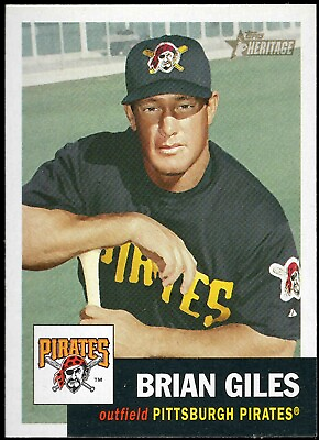 #ad 2002 Topps Heritage BRIAN GILES #201 Pirates 02 $19.99