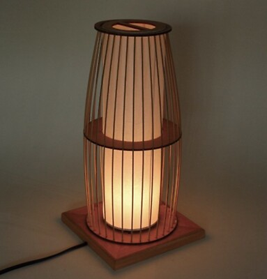 #ad Traditional Japanese Style Floor Floor lamp Andon Lantern Assembly Kit Plain 3 $110.00