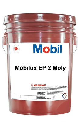 #ad Mobil Mobilux EP 2 Moly 35lb Pail $150.00