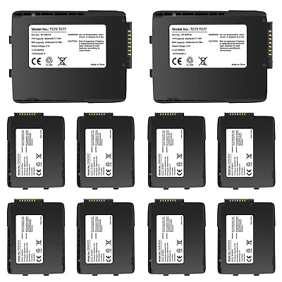 #ad 5 10X Battery for Zebra TC70 TC75 TC77 Series BT 000318 01 BTRY TC7X 46MAH 01 $132.99