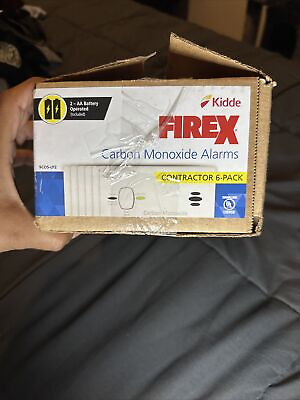 #ad #ad Kidde Firex Battery Operated Carbon Monoxide Detector 6 PACK NEW INSTANT SHIP $60.00