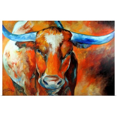 #ad Texas Longhorn 2012 Poster Art Print Cow Home Decor $59.99