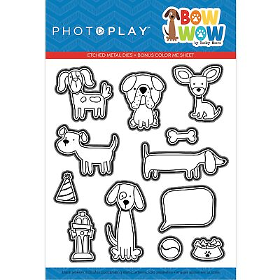 #ad PhotoPlay Etched Die Bow Wow $14.61