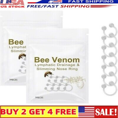 #ad Bee Venom Lymphatic Drainage Nose Ring Bee Venom Lymphatic Drainage amp; Slimming $8.69