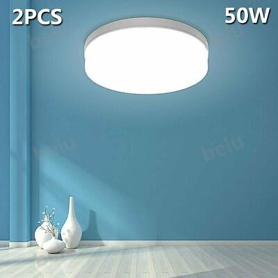 #ad 2PCS 50W LED Ceiling Down Light Ultra Thin Flush Mount Kitchen Lamp Home Fixture $32.99