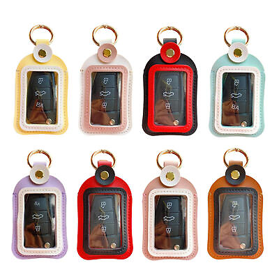 #ad Car Key Fob Case Holder Auto Key Cover Pouch Remote Keychain Bag $8.45