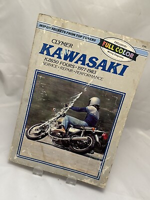 #ad Clymer Kawasaki Service Repair Manual KZ650 Fours 1977 1980 Maintenance Book $14.99