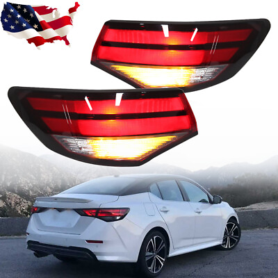 #ad LeftRight Outer Tail Light For Nissan Sentra 2020 22 Brake Outer Rear Taillamps $116.10