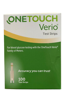 #ad #ad OneTouch Verio Test Strips Box of 100 EXP 5 2025 5388500975 $46.99