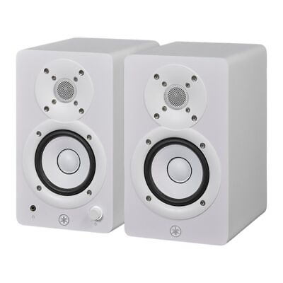 #ad Yamaha 4.5Inch Powered Studio Monitors Pair White $249.99