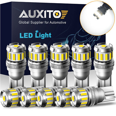 #ad AUXITO T10 501 W5W 13SMD LED SideLight Bulb Canbus Error Free 6500K Super Bright GBP 17.99