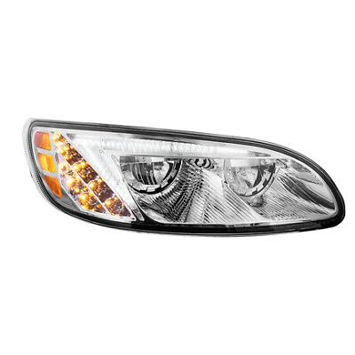 #ad United Pacific 35884 Headlight R H Led Chrome Inner Housing With Turn $304.82