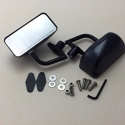 F3 racing side mirrors BLACK CARBON SHEET DIPPING FOR S2000 Accord DC2 NSX Civic $75.00
