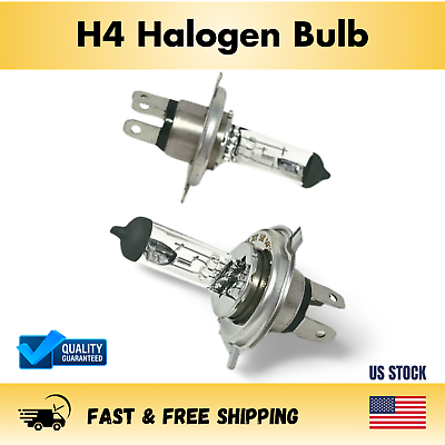 #ad H4 9003 HB2 Halogen Headlight Bulb Pair 2 Bulbs $7.89