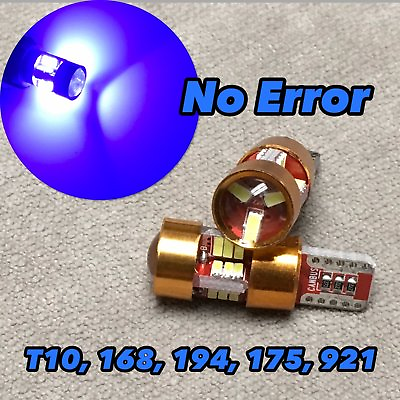 #ad NO canbus error T10 921 BLUE LED BULB 27 SMD reverse back up light Fits TOY $13.95