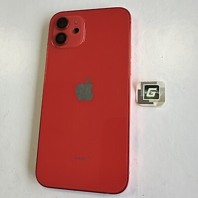#ad iPhone 12 Product Red Back Bare Housing Replacement OEM 7 10 Free Ship Genuine $34.99