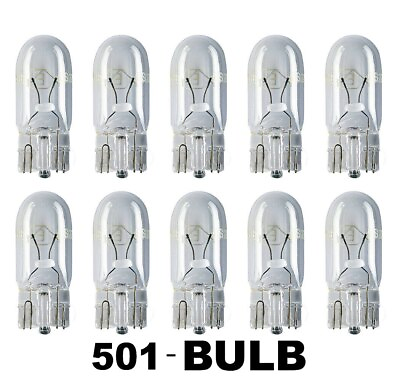 #ad 501 SIDE LIGHT NUMBER PLATE PUSH IN CAR BULBS CAPLESS 12V 5W #x27;E#x27; MARKED 501 GBP 8.50