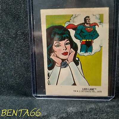 #ad 1978 Sunbeam DC Comics 🔥 Super Heroes Sticker Food Bread Issue Lois Lane #4 $7.99