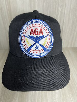 #ad NRA National Rifle Association American Gun Association Hat Black AGA Baseball $3.60
