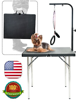 #ad 32#x27;#x27; Portable amp; Space saving Pet Dog Grooming Table Foldable amp; Professional $84.99