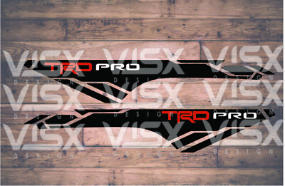 #ad #ad X2 TRD PRO off road vinyl decals for 2013 2019 Toyota Tacoma bed sides $49.99