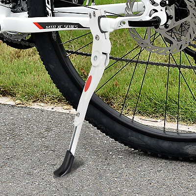 #ad 1x Aluminum Alloy Bike Side Kickstand 13.3 15.3in Adjustable Bicycle Kickstand $6.30