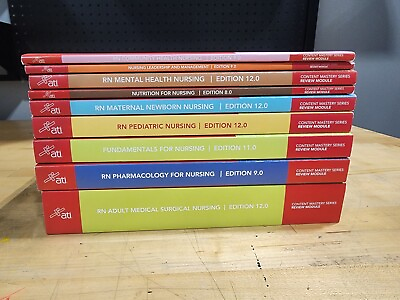 #ad New 2023 ATI Review Module Package RN Student Box TPRN6 current edition $59.00