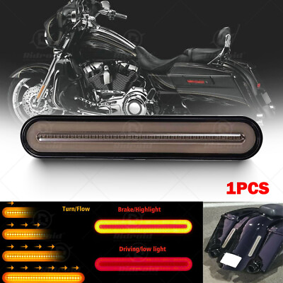 #ad For Harley Davidson Fender Bagger Flowing Brake Tail Turn Signal LED Light Bar $18.99