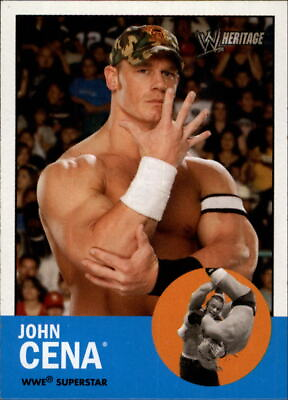 #ad 2006 Topps Heritage II WWE Wrestling Card Pick Base $0.99