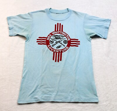 #ad NRA Whittington Adventure T Shirt Men#x27;s SMALL Blue Short Sleeve $16.95