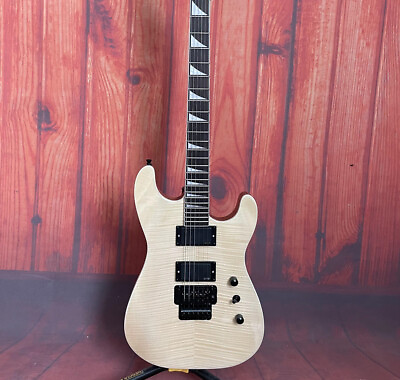 #ad Factory Primary Wood Electric Guitar EMG Pickups Black Part Floyd Rose Bridge $262.71