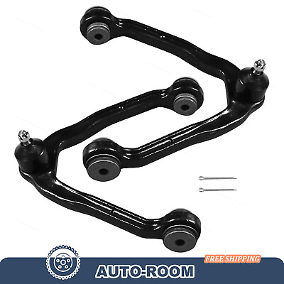 #ad 2Pcs Front Upper Control Arms Fit for 99 14 Chevy GMC Sierra 1500 02 06 Cadillac $59.70
