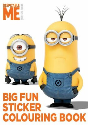 #ad Despicable Me: Big Fun Book to Colour by Studios Universal Book The Fast Free $6.46