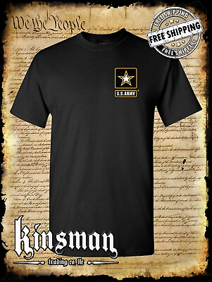 #ad US Army Logo Crest T Shirt United States of America Military Official Licensed $12.95