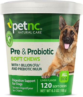 #ad Pre amp; Probiotic Soft Chews All Dogs Liver 120 Soft Chews 6.3 oz 180 g $15.50