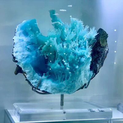 #ad 13.2LB Natural beautiful blue texture stone mineral sample quartz crystal gift $56796.75
