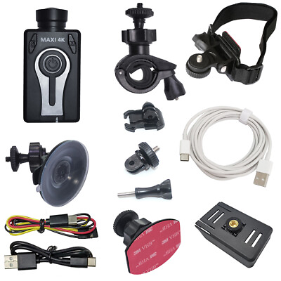 #ad Mobius Maxi MM4K Action Camera Mini Camcorder Sport Cam Portable Accessories Kit $108.29