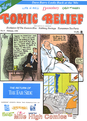 #ad COMIC RELIEF MAGAZINE 1989 Series #9 Very Good $4.12