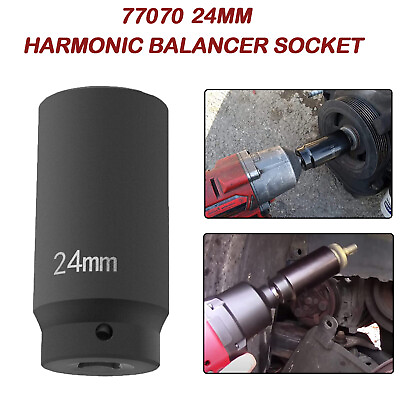 #ad 24mm Harmonic Balancer Socket 3 Times Momentum Power Standard Impact Sockets USA $29.44