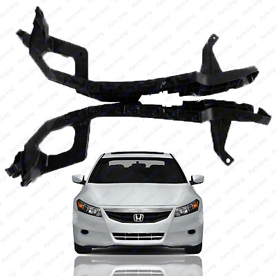 #ad #ad For 2008 2012 Honda Accord Sedan Headlight Retainers Mounting Brackets Set 2pcs $19.50