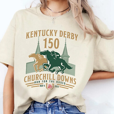 #ad Kentucky Derby Churchill Downs 2024 Shirt Run For The Roses Tee 150th Gift $22.99