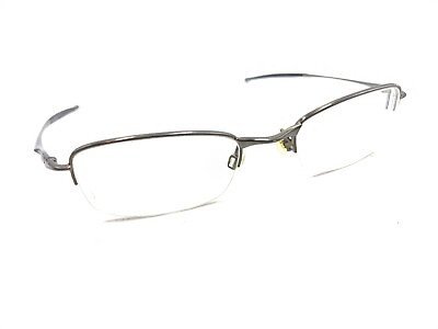#ad #ad Oakley Jackknife 2.0 Brushed Chrome Half Eyeglasses Frames 49 20 138 Men Women $74.99