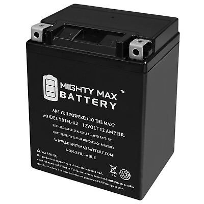 #ad Mighty Max YB14L A2 12V 12Ah Battery Replaces Honda CB750 K Four CB750 1972 1975 $39.99